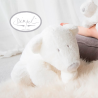 Peluche ours blanc Dimpel - Peluche Dimpel - P'timo Doudou Bébé Ours Polaire 40 cm - 883142