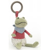 Jellycat Peluche Doudou Hochet Grenouille Little Rambler - 13 cm - RAMR4FR