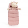 Peluche Jellycat Chat sac de couchage - Snuggler Cat Kitty - 23 cm - SBS6C