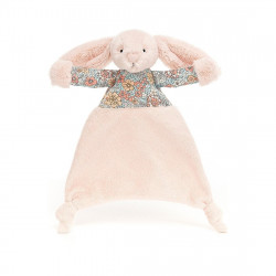 Doudou Plat Lapin Rose Blush Blossom - 25 cm - Doudou Jellycat - Doudou lapin - BBC4BL