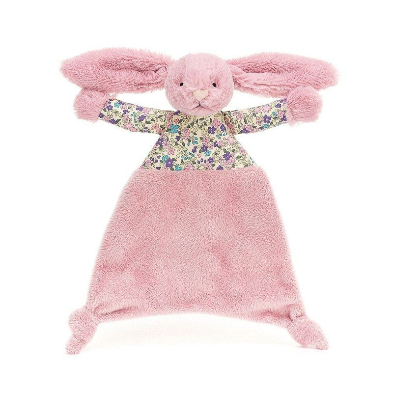 Doudou Plat Lapin Tulipe Blossom Bea - 25 cm - Doudou Jellycat - Doudou lapin - BBC4BTP