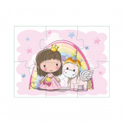 3 Puzzles Princesse Lillie et Ellie - Barbo Toys - 5508