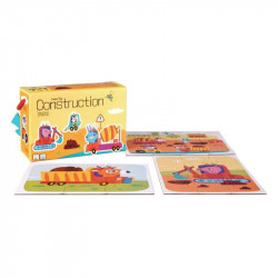 3 Puzzles Construction - Barbo Toys - 5513