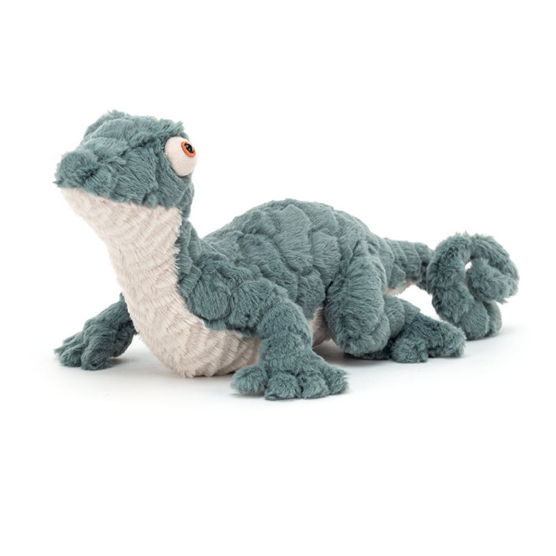 Jellycat Gecko - Peluche gecko Gorka - Peluche animal - 25 cm - GOR2G